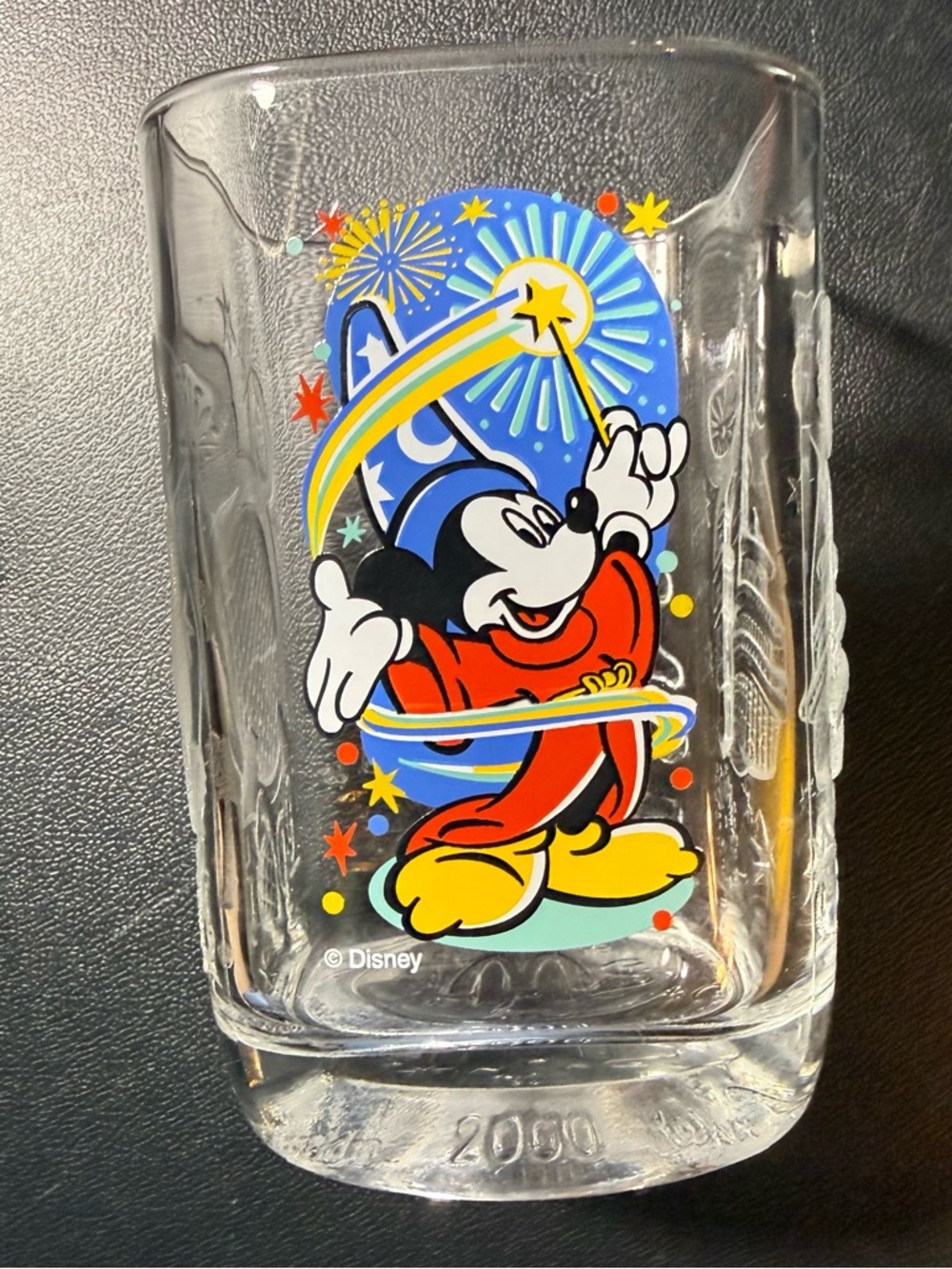 2000 Walt Disney World Mickey Mouse McDonald's Celebration Glass
